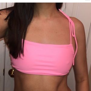 SOLDpink bikini tie top